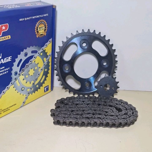 Gear set + rantai tipe 428hx106l 14tx36t motor supra fit new revo supra x 125 karisma origanal KMP