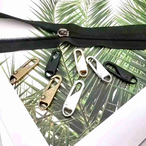 Kepala Resleting Chrome Alat Penarik Sleting Zipper Cantolan Pengganti Kepala Sleting Rusak