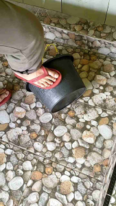 ember karet besar / tempat air anti pecah warna hitam 18 liter kuda yasindo-ember plastik anti pecah
