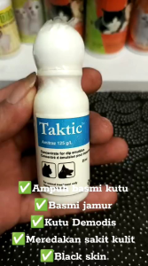 Taktic Amitraz Import: Solusi Terbaik untuk Obat Sakit Kulit Anjing & Pembasmi Kutu