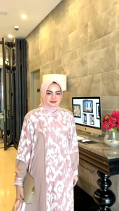 DRESS GAMIS MODE GAURI TERBARU BY RESTU MANDEH 100%ASLI REAL