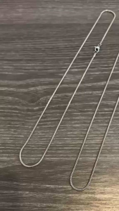 【1.5mm 45cm/50cm】316L Titanium Steel Round Snake Chain | 316L钛钢蛇骨项链 (不掉色/防过敏/防水防汗/高抛光) Stainless Steel Necklace