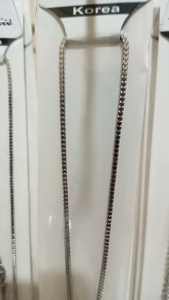 Kalung Titanium Model Milano Rapet Awet/Tahan Keringat - Garansi Karat - Bahan Logam Tahan Karat