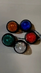 1 Pc- 24V Ultra Bright Diamond LED Side Light clearance Light for All Truck Trailer Jeep