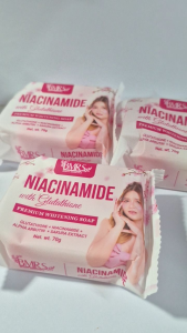 BMRS NIACINAMIDE GLUTA WHITENING SOAP 3PCS BUNDLE