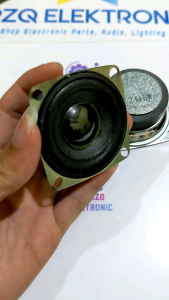 Speaker 2 Inchi Hitam 52 mm 2Ω 5W Ada Kupingan Rangka Untuk Lubang Baut