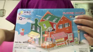 Đồ chơi lắp ghép mô hình 3D-Đồ chơi giáo dục lắp ghép mô hình phòng bếp nhỏ xinh-Đồ chơi lắp ghép mô hình phát triển trí tuệ cho bé bằng bìa carton