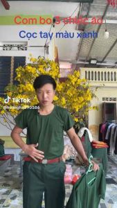 ÁO CỌC MÀU XANH BỘ ĐỘI (Combo 3cái/109k)