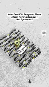 Mur Drat Kiri Pengunci Pisau Mesin Potong Ramput | Nut Sparepart