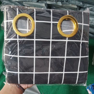 Gorden Smokring 12 Lubang Motif Kotak Hitam: Pilihan Terbaik untuk Ruang Tamu