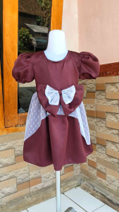 dress anak by uus 09 baju anak perempuan//gaun anak terbaru