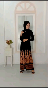 Sarung Santri Putri Wanita Rayon Motif Batik Muslim Kekinian