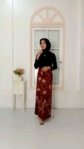 Sarung Santri Putri Wanita Rayon Motif Batik Muslim Kekinian