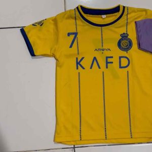 BISA COD / SETELAN BAJU BOLA ANAK UMUR 1-14 TAHUN TERBARU / JERSEY AL-NASSR ANAK TERMURAH / KAOS FUTSAL UNISEKS BERKUALITAS / BAJU CELANA SET