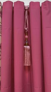 Curtain Printed Gumamela Design with Ring Holes
