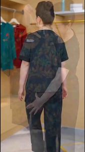 Đồ bộ nữ trung niên cho mẹ bộ LỤA PHÁP trung niên nữ hoa hướng dương quần 9 Tấc ống nhỏ cao cấp - KN03