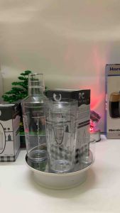 Bình lắc nhựa pha chế Shaker nhựa có vạch chia định lượng 530ml