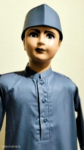 jubah polos lengan panjang/gamis anak laki-laki busana Muslim bahan toyobo premium