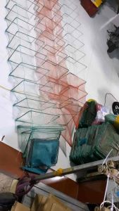 Lú bát quái 18 khung Lú 12 cửa dài 4m khung 25 x 35cm Mắt lưới 15p và 25p