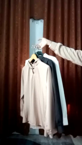 Blouse Charlene Twist Neck Top Kemeja Wanita Casual Elegan