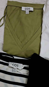 COS Women V-Neck Loose T-Shirt | Runs Big