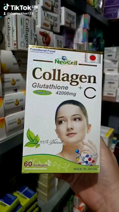 Neocell Collagen +C 42000mg Nhật Bản Chính Hãng Viên Uống Collagen Chống Lão Hóa Da Nhật Bản - Lazada