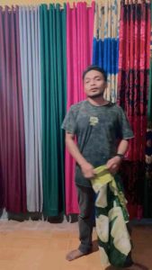 gorden tirai kolong dapur dekorasi dapur aksesoris dapur lengkap murah hordeng kolong dapur plus tali murah promo