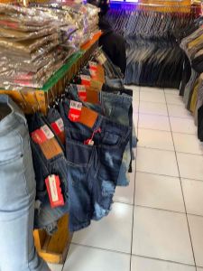 celana sobek denim pendek pria distro premium