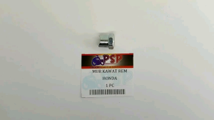 Mur Kawat Rem Honda M6 (Harga Per 1 PC) - Mor Mur Nut Kawat Tiang Lidi Peda Rem Rim Brake Break Brakeroad Belakang M6 Drat 6mm Kunci 14 Grand Supra Lama 100cc Tromol Supra X 125 Kirana Karisma GL Pro GL Max Neotech Megapro Tiger Supra Fit New