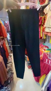 Chor kids กางเกงเลคกิ้งเด็กสีดำ เนื้อผ้าเบาๆ ยืดหยุ่นได้ดี