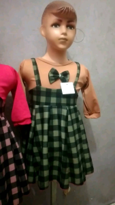 DRESS OVERAL ANAK/BAJU KODOK LENGAN PANJANG ANAK/OVERAL ANAK LENGAN PANJANG UDIA 06-36 BULAN