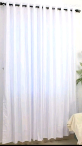 GORDEN BLACKOUT POLOS PUTIH GORDENG JENDELA PINTU MINIMALIS MODEL SMOKRING