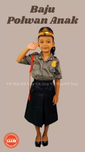 Baju Profesi Anak Polwan Cocok Untuk Karnaval