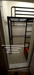 Loft bed customize singapore for helper room/store room/bomb shelter/unity/smaller room