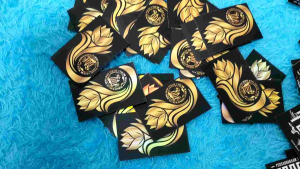 Stiker Hologram Printing 100 Tahun Teratai Emas