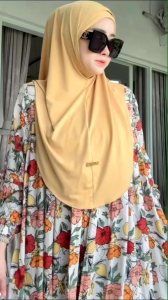 gamis rayon set hijab Jersey gamis jumbo