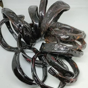gelang akar bahar merah tembus cahaya alami/gelang bahar merah