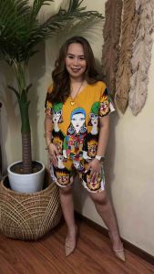 HANNAH PLUS SIZE CHALLIS TERNO SHORTS WITH POCKETS | RITCHROX RTW SHOP