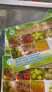 Phân bón kali bo nano gói 50gr ra hoa ra quả đồng loạt hạn chế nứt rụngtrái to mã đẹp sáng trái dùng cho cây hoa cây cảnh cây ăn quả