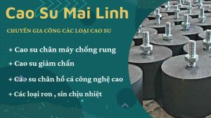 4 cục cao su chống rung phi 120 cao 60 (mm) - có ốc 12li