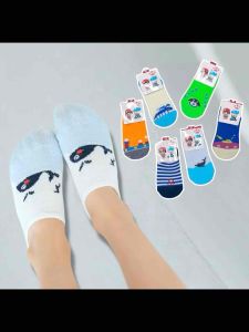 Kids 4-8 Boy And Girl Years Old Foot Cover Socks Low Cut Cute Cartoon Foots Socks Quality AS-13