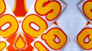 Stiker Cutting Custom nama jualan kating 2 Warna tumpuk perhuruf paling murah anti luntur mudah dinpasang untuk kaca entalase