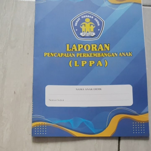 Buku Raport PAUD dan TK Kurikulum Merdeka Terbaru 2025 Isi Umum Besar Ukuran B5