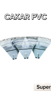 Cakar PVC cakar rumput Gardening Plastic Rake