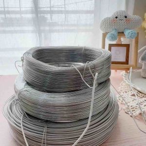 PVC Coated Wire Flexible Shaping Wire for Crochet Amigurumi Doll Flower Bouquet Hat DIY Craft