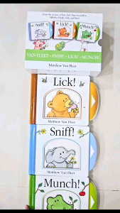 [ORIGINAL] Van Fleet Sniff! Lick! Munch! Board books version (Boxed Set)