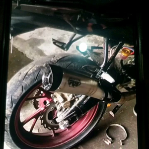 Knalpot R9 H2 Tameng [ Free Peredam] Vixion R15 CBR 150 CB 150 Byson Tiger Megapro Verza Scorpio Xabre Sonic MX King Fu dll