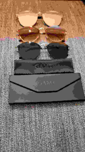 GAMT RB แว่นกันแดด คุณภาพ Fashion Designer ประกอบของ GAMT 55mm จมูกจาก USA