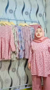 Pakaian Wanita Muslimah Oneset Shakila Kekinian