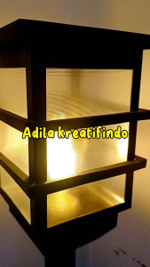 Lampu taman minimalis dekorasi outdoor